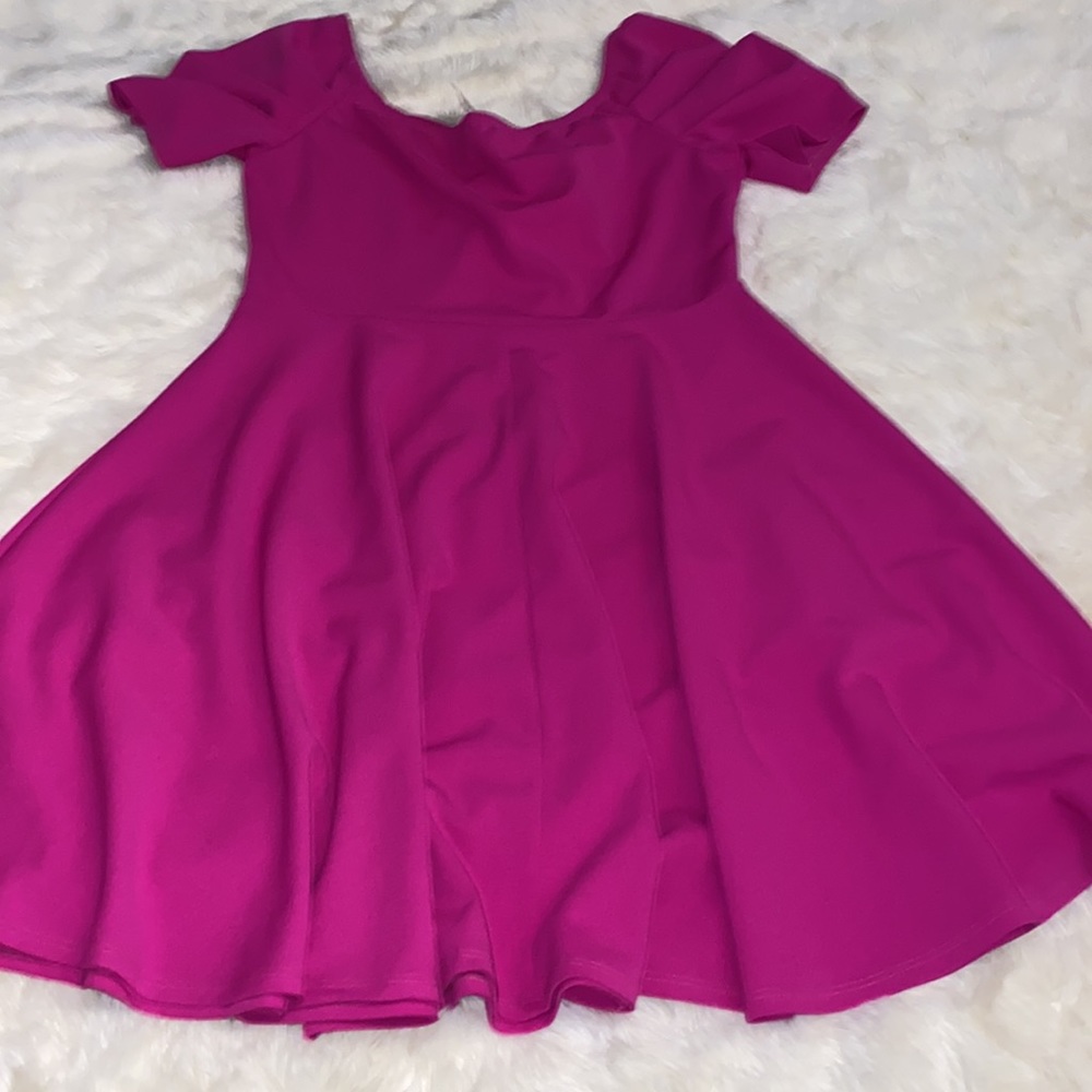 Boutique Retro Style Pink Dress Size 1X - Picture 3 of 13
